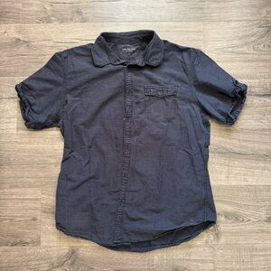 Calvin Klein Dark Gray Button Up Shirt size Large Men